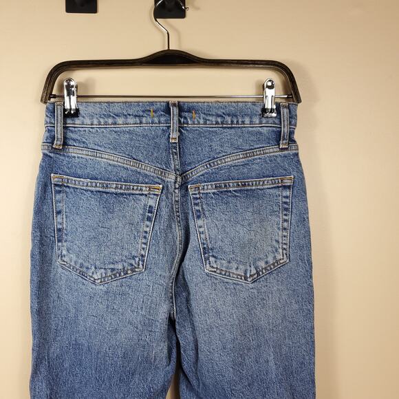 Free People Stella High Rise Skinny Jeans Size 29 Button Fly Raw Hem - Picture 7 of 11